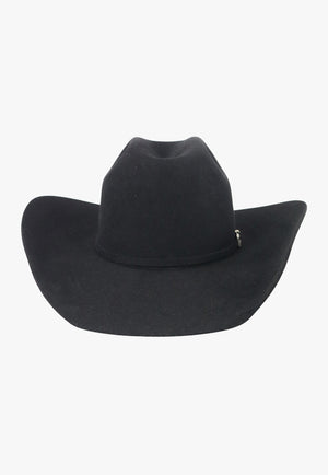 American Hat 10X Black Minn Crown Hat Self Band