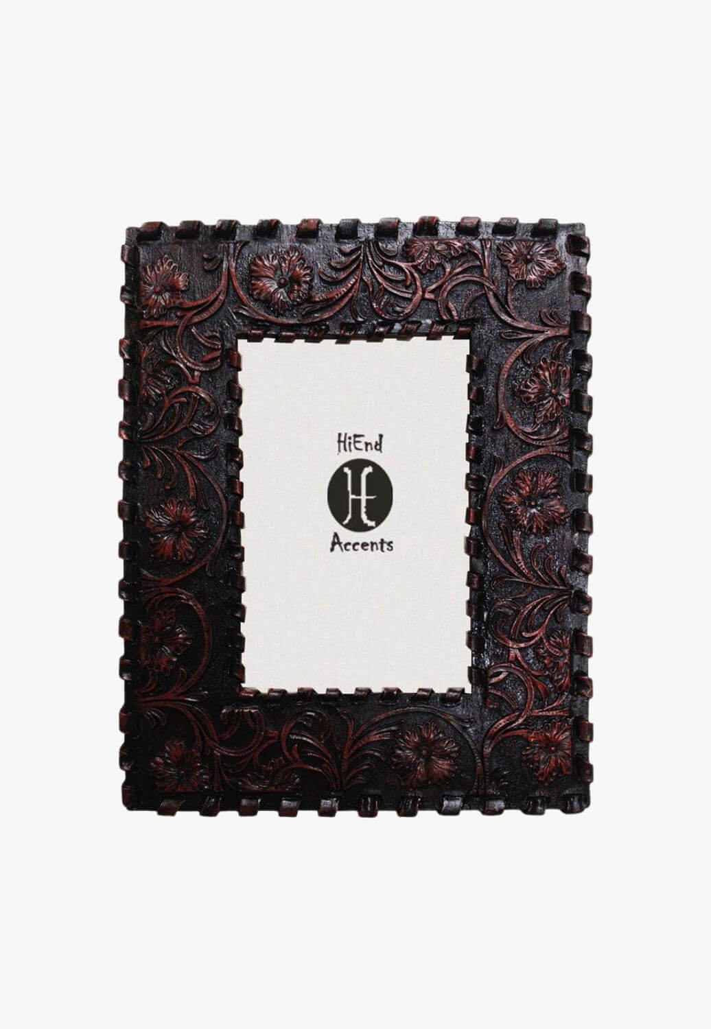 HiEnd Tooled Faux Leather Photo Frame