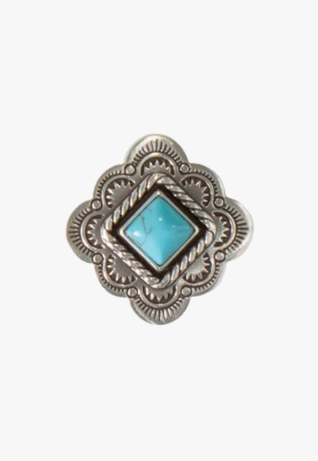M and F Western Diamond Scarf Slide