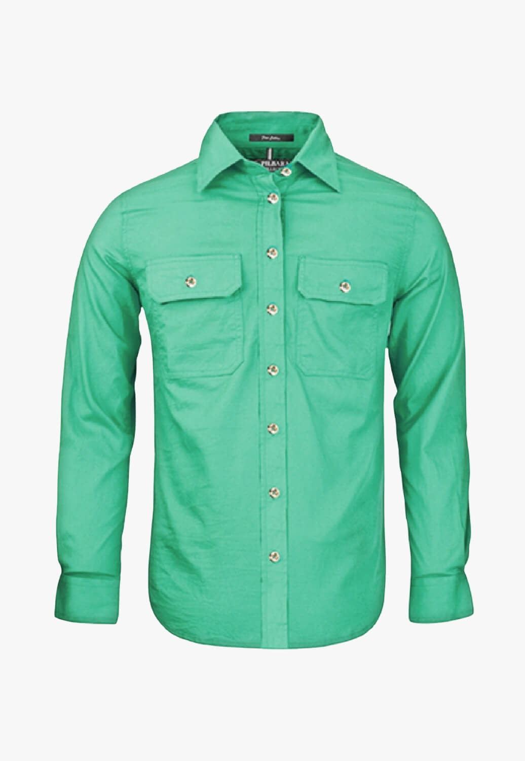 Pilbara Womens Open Front Long Sleeve Work Shirt RM600BT