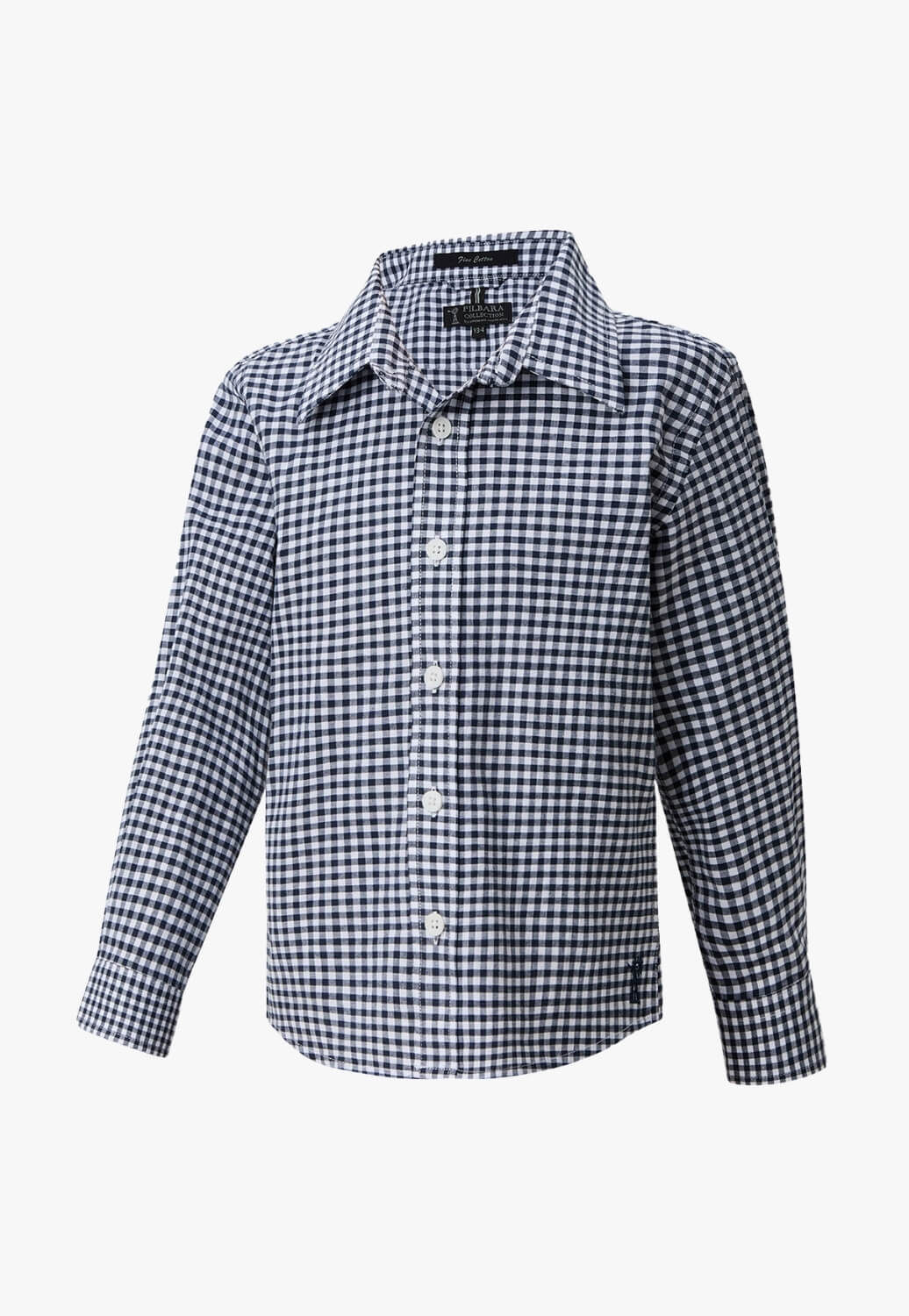 Pilbara Childrens Long Sleeve Gingham Shirt