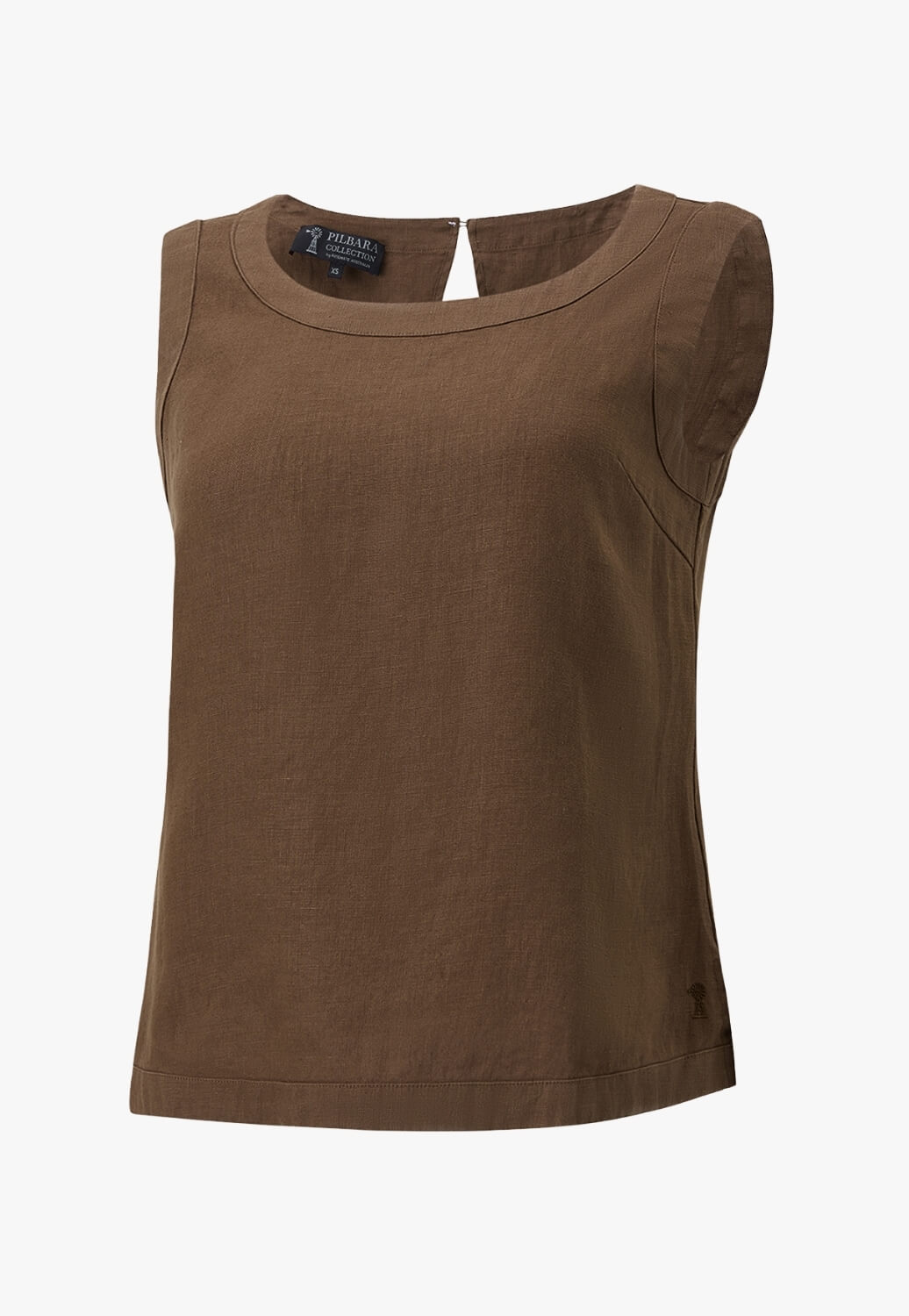 Pilbara Womens Linen Singlet