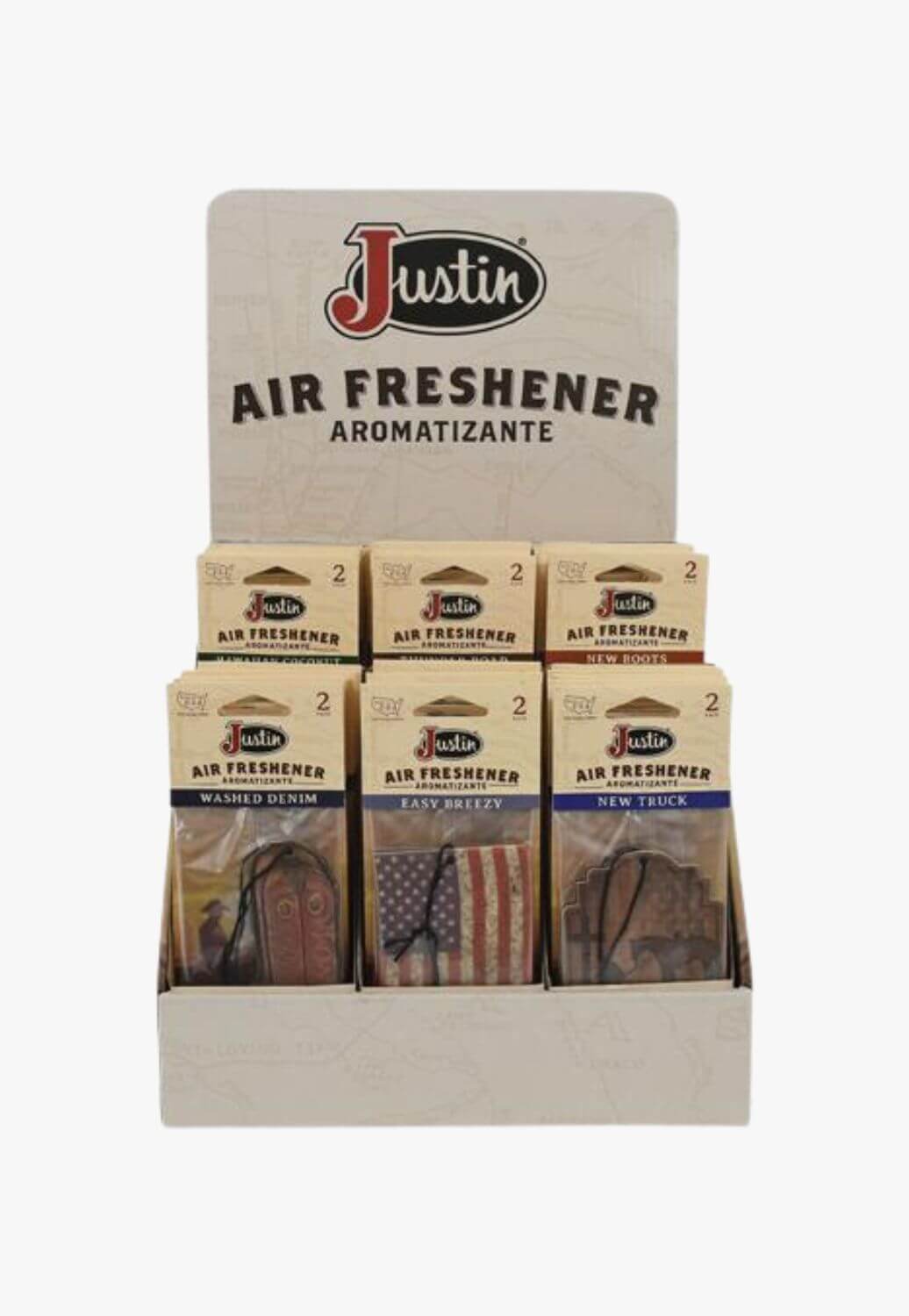 Justin Air Freshener - New Boots