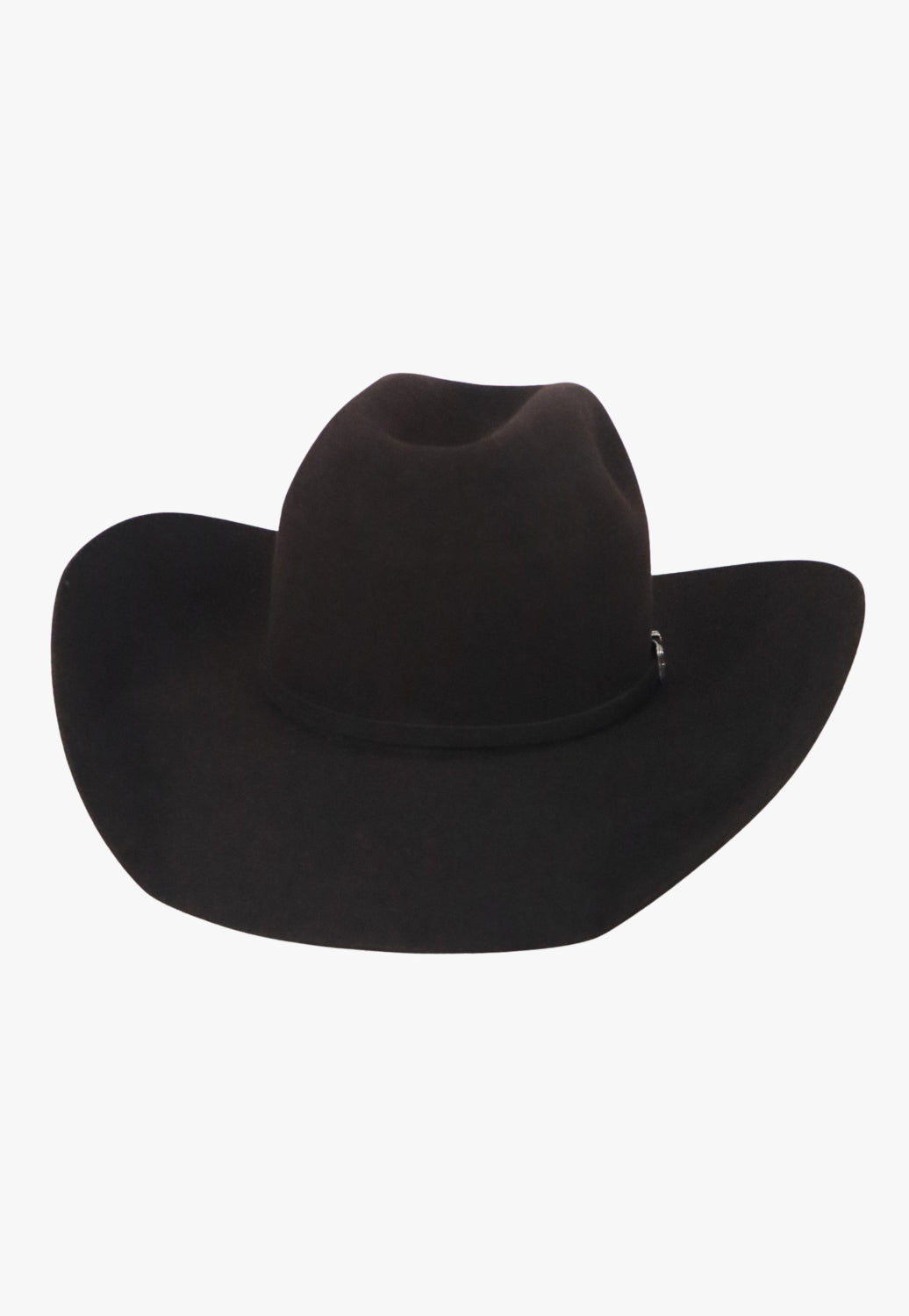 American Hat 10X Black Cherry Minn Crown Hat Self Band