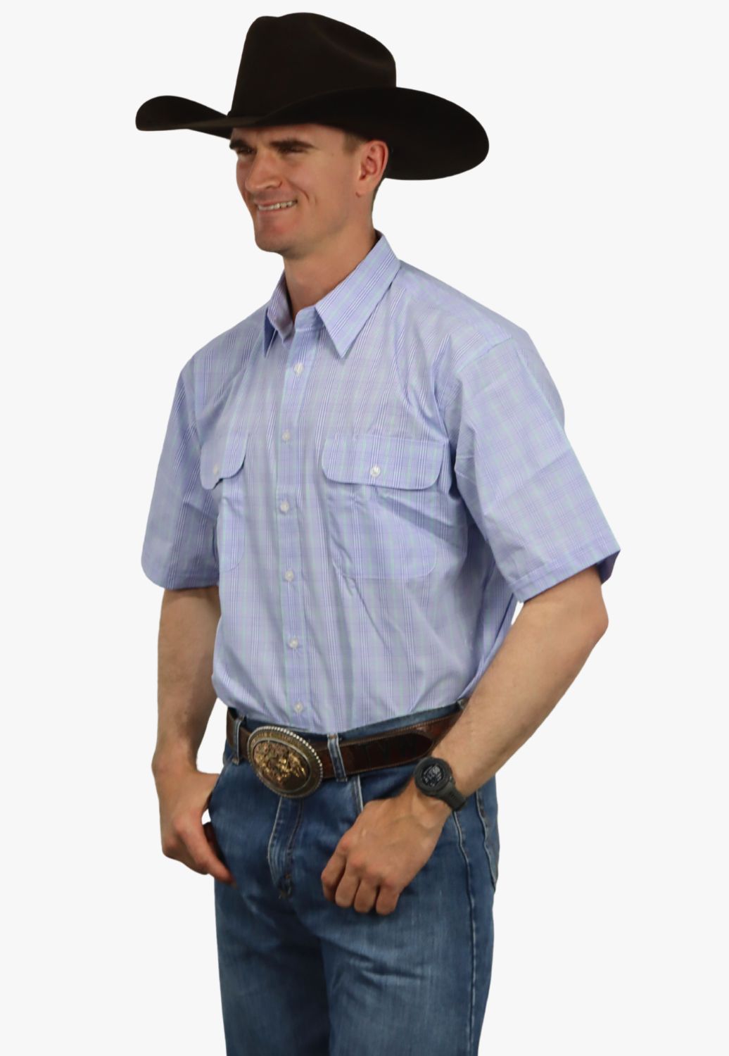 Bisley Mens Short Sleeve Shirt