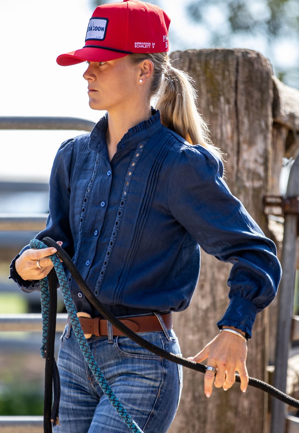 Lime And Soda Womens Charlotte Long Sleeve Shirt