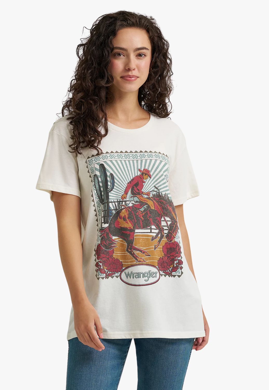 Wrangler Womens Retro Boyfriend Fit T-Shirt