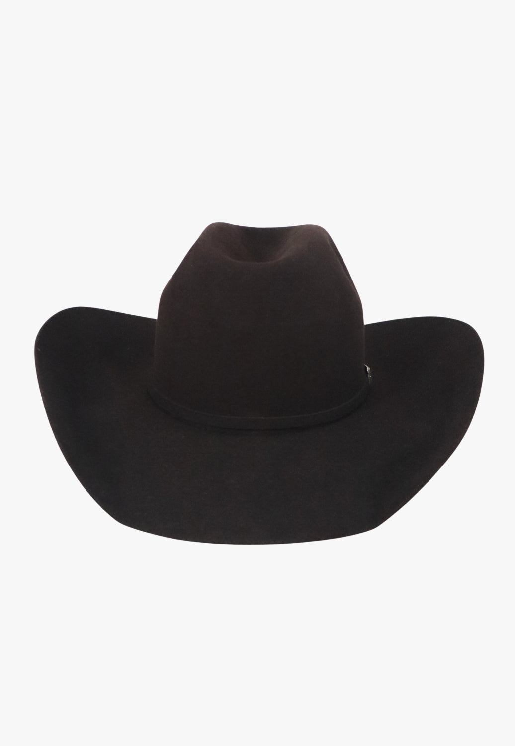 American Hat 10X Black Cherry Minn Crown Hat Self Band