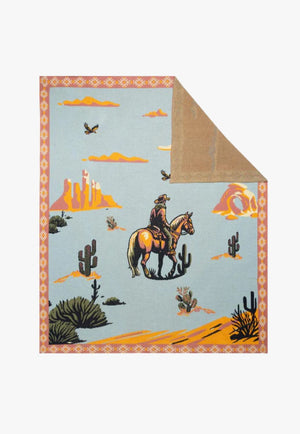 Myra Lone Bronco Rider Throw