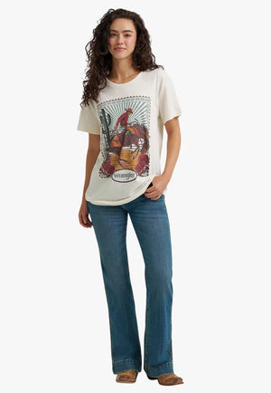 Wrangler Womens Retro Boyfriend Fit T-Shirt
