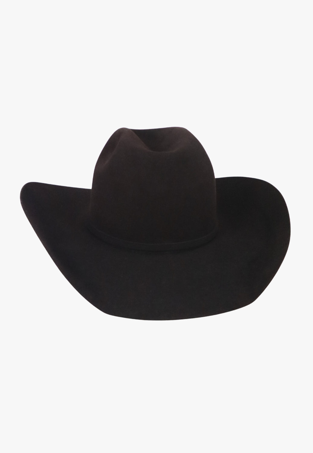 American Hat 10X Black Cherry Minn Crown Hat Self Band