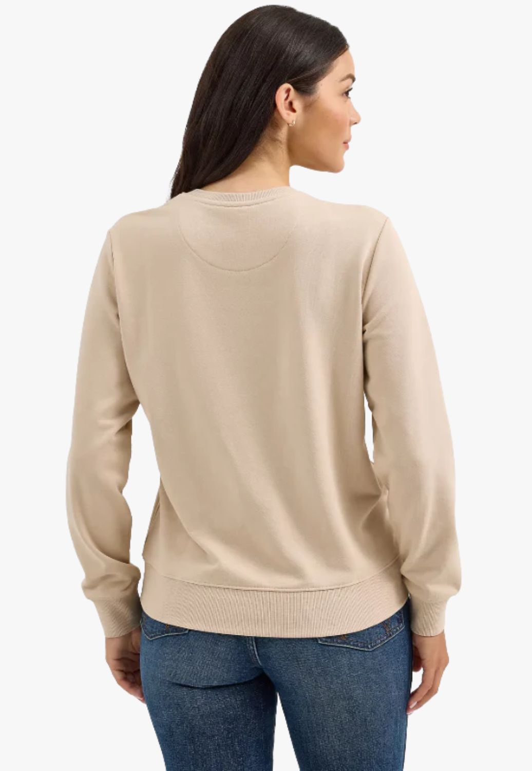 Wrangler Womens Graphic Long Sleeve Crew