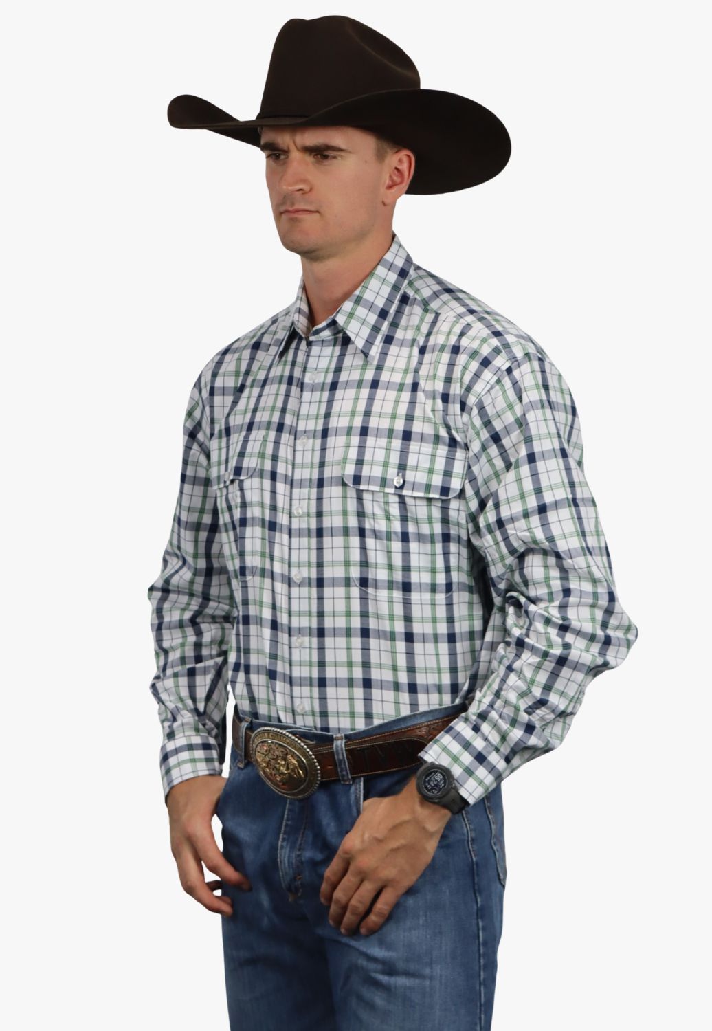 Bisley Mens Long Sleeve Shirt