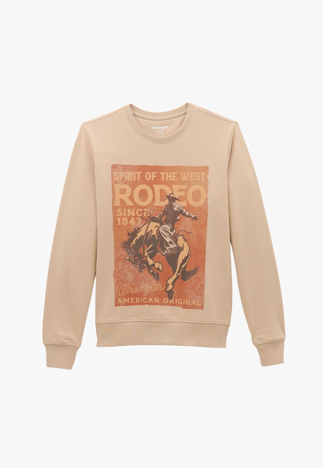 Wrangler Womens Graphic Long Sleeve Crew