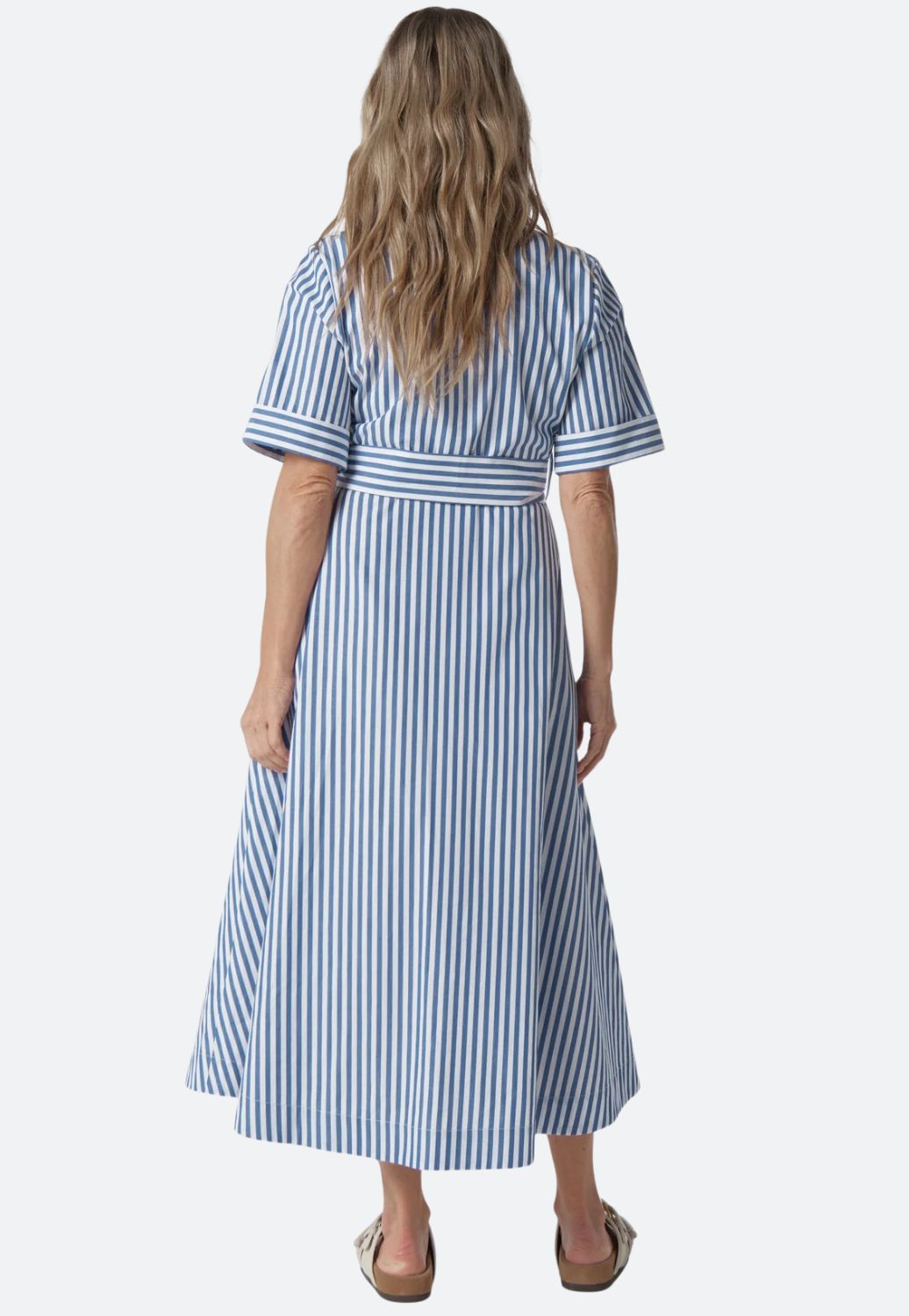 Goondiwindi Womens Stripe Shirt Dress