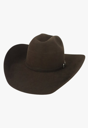 American Hat 10X Chocolate Minn Crown Hat Self Band