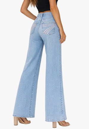 7 For All Mankind Ultra High Rise Jo Indigo Bloom Jean
