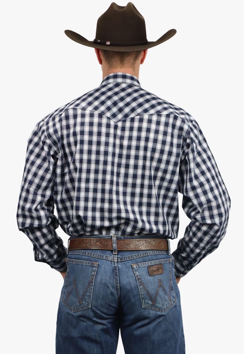 Bisley Mens Western Long Sleeve Shirt