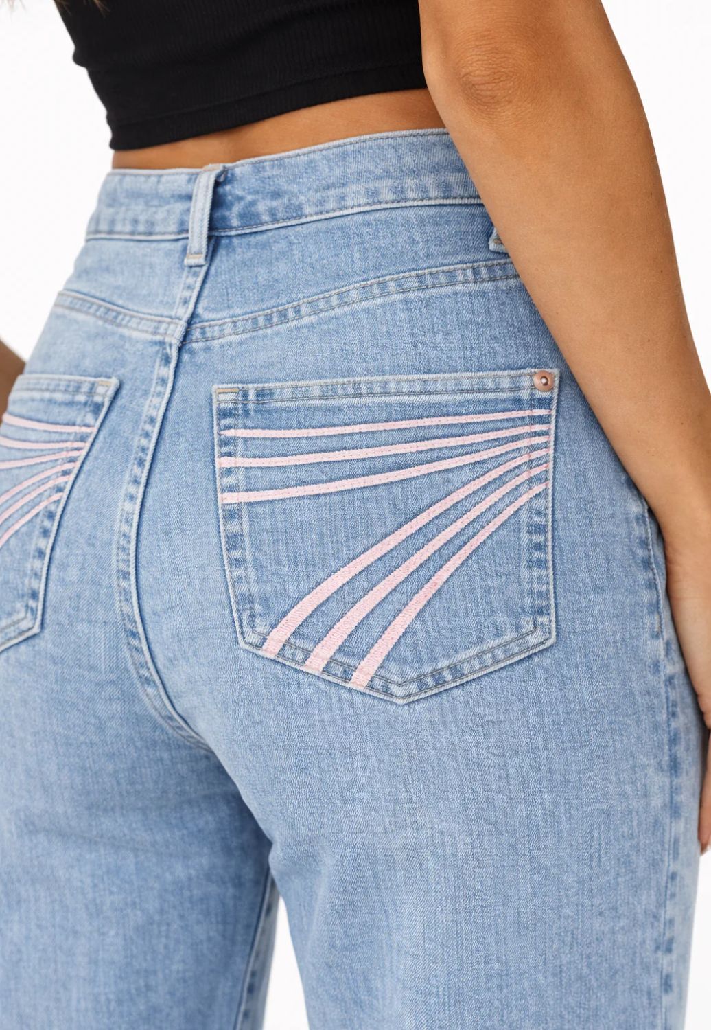 7 For All Mankind Ultra High Rise Jo Indigo Bloom Jean
