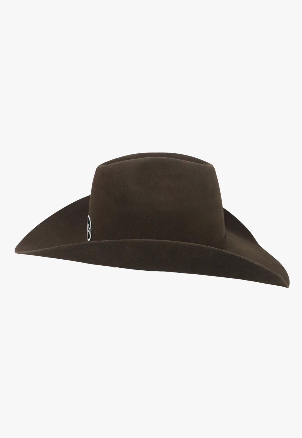 American Hat 10X Chocolate Minn Crown Hat Self Band