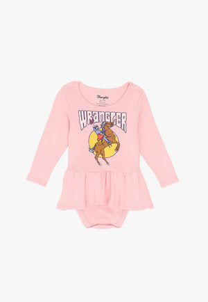 Wrangler Baby Girl Bodusuit With Skirt