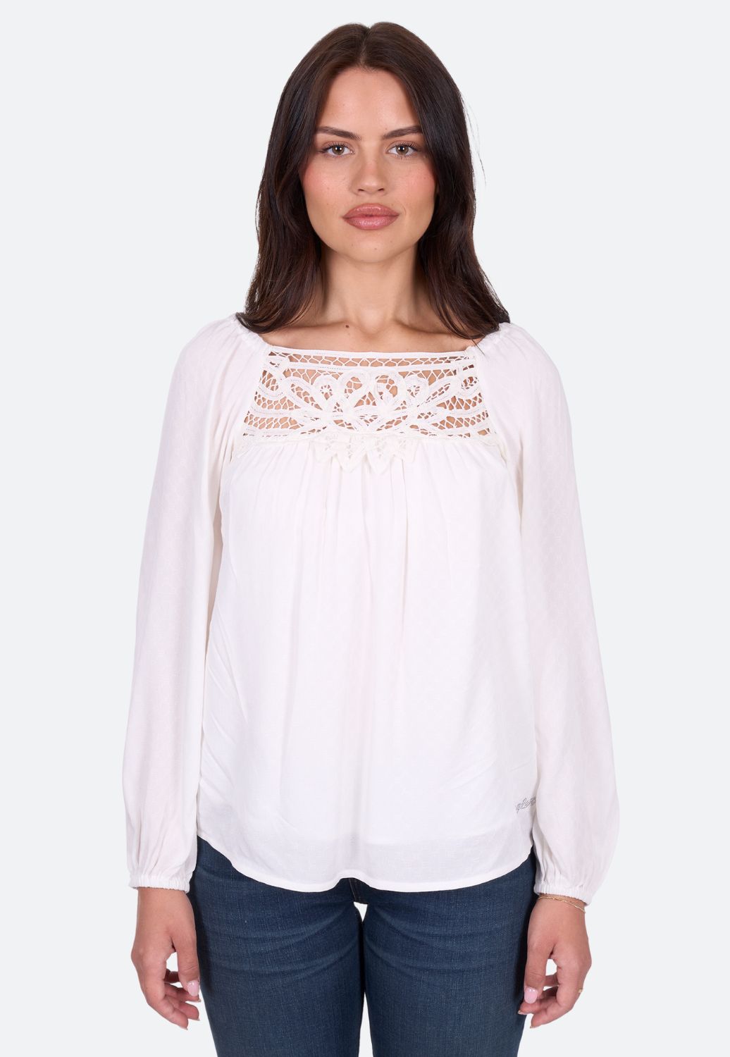 Wrangler Womens Daria Long Sleeve Blouse