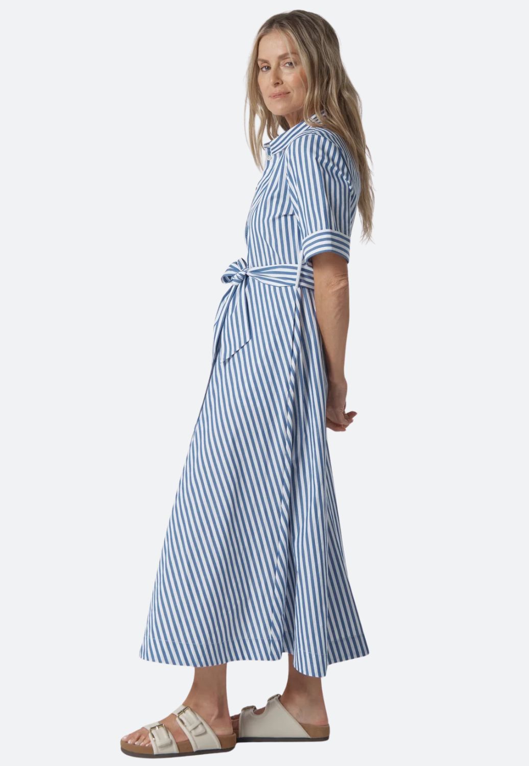 Goondiwindi Womens Stripe Shirt Dress