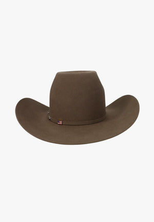 American Hat 10X Pecan CHL Crown Hat Self Band
