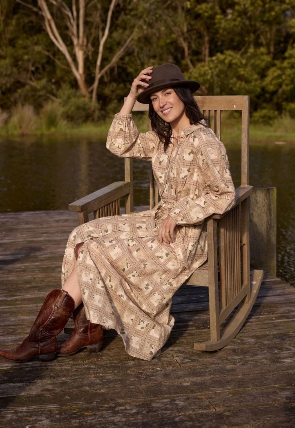 Goondiwindi Womens Homestead Belted Dress