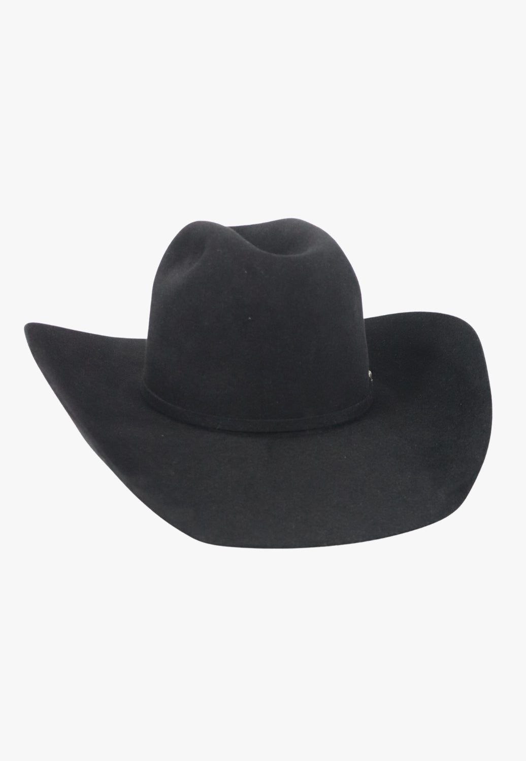 American Hat 10X Black Minn Crown Hat Self Band