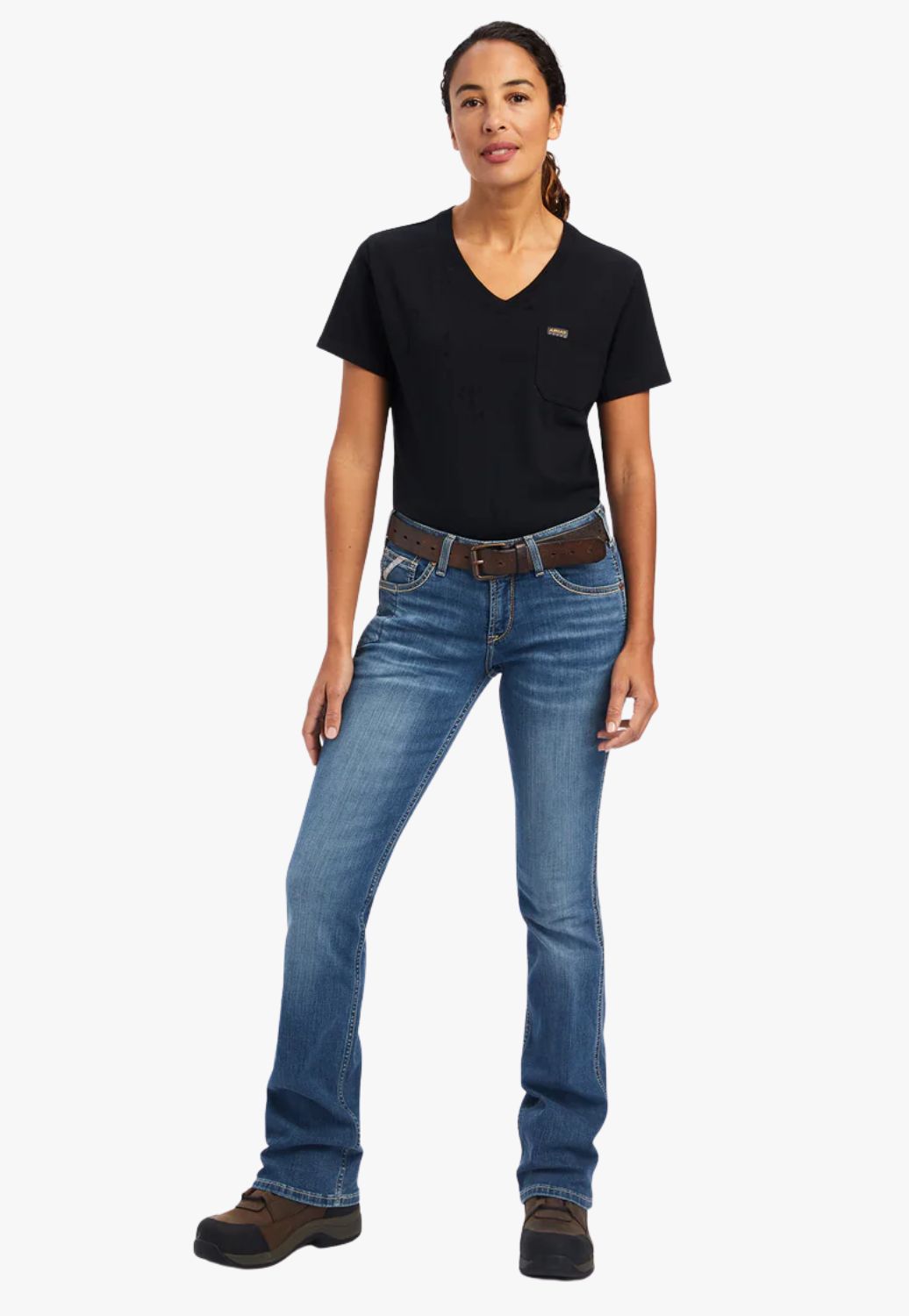 Ariat Womens Rebar Riveter Perfect Rise Boot Cut Jean