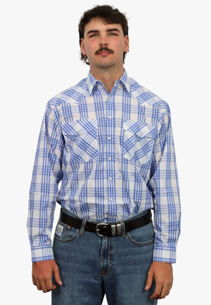 Bisley Mens Western Long Sleeve Shirt