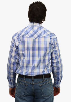 Bisley Mens Western Long Sleeve Shirt