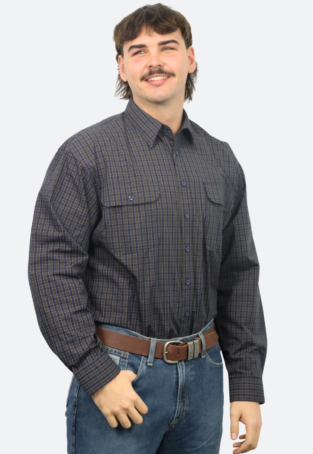 Bisley Mens Long Sleeve Shirt