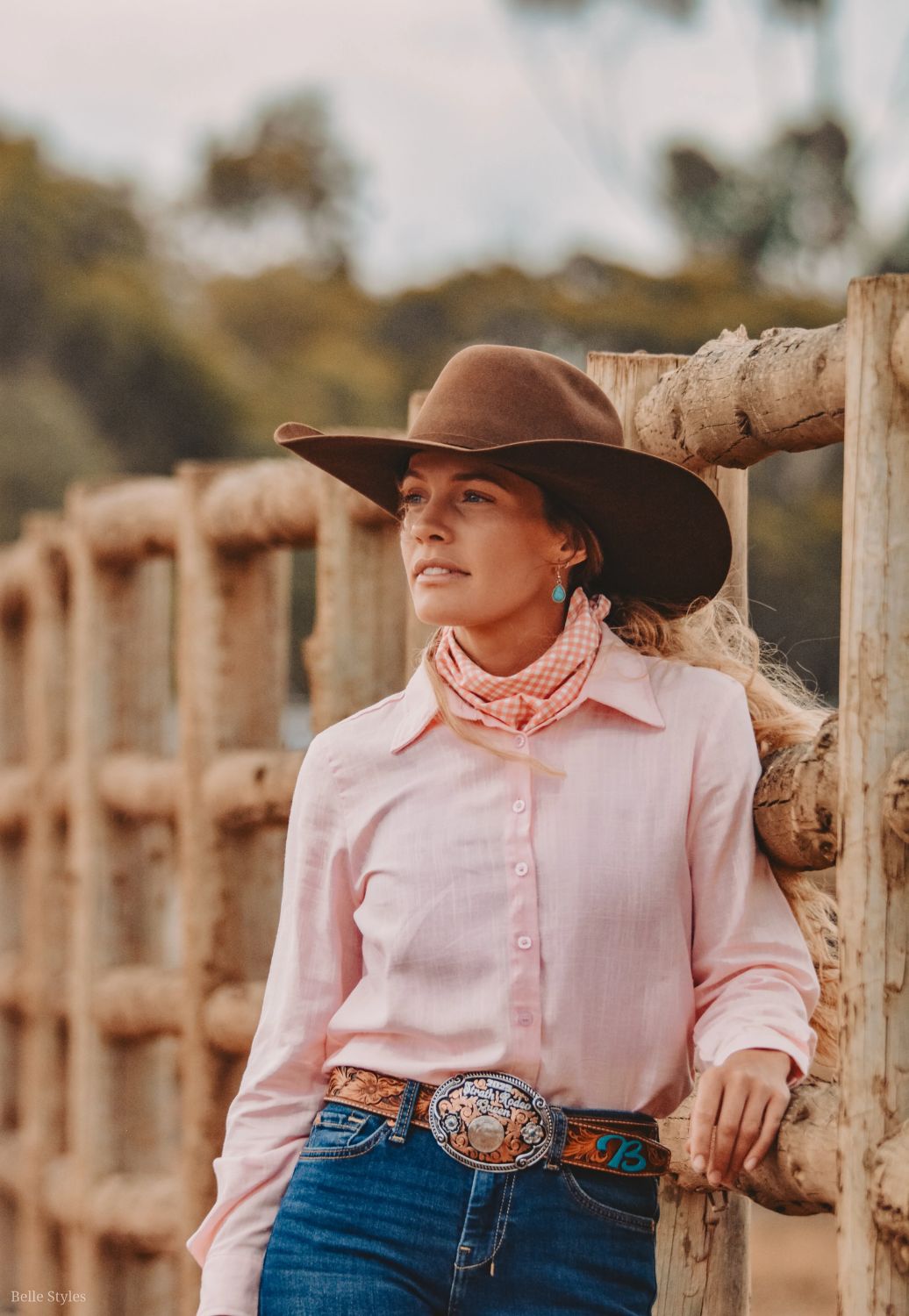 country dress shirts womens Cinch Ladies (MSW9164032) Long Sleeve Button-Up Shirt