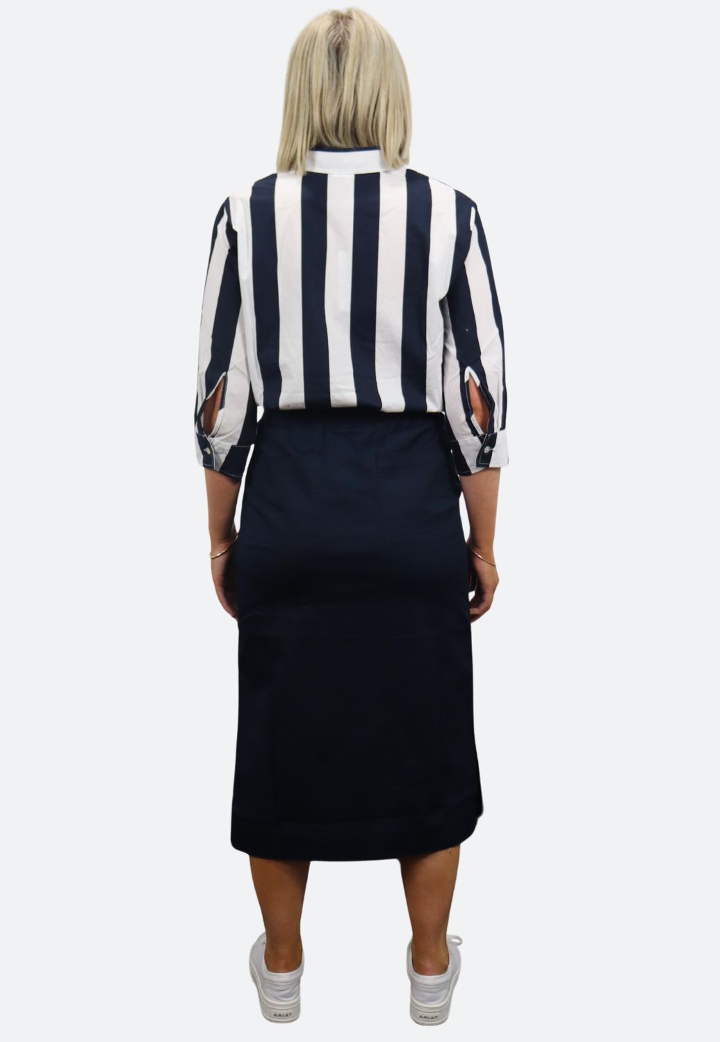 Goondiwindi Womens Long Rib Waist Casual Skirt