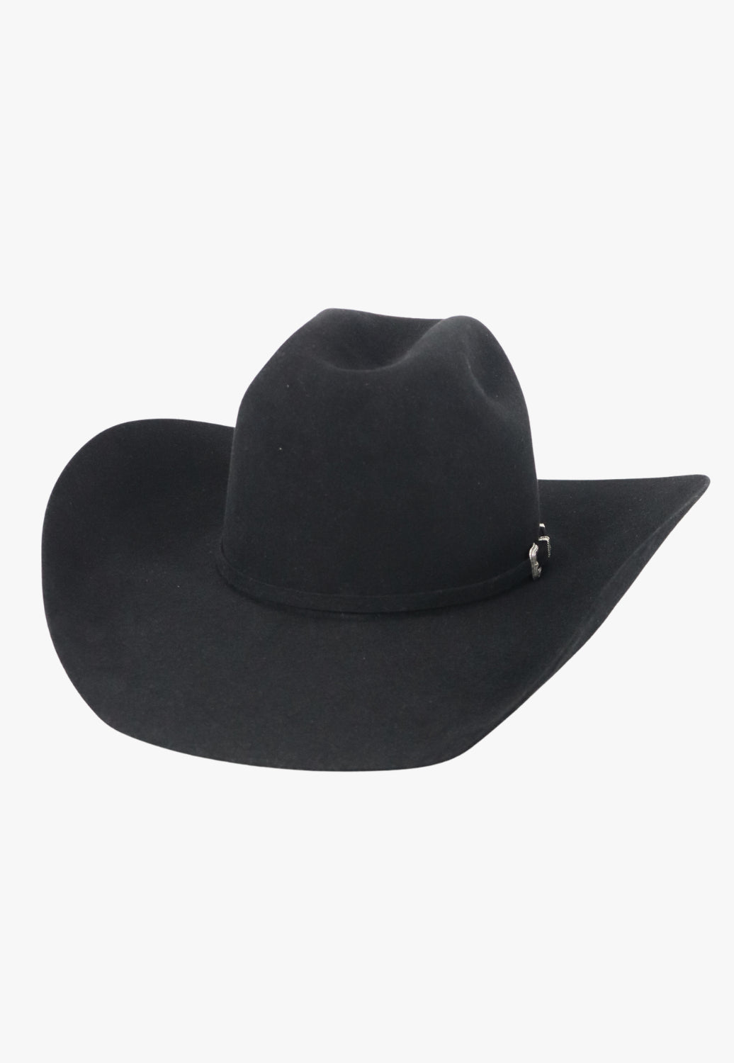 American Hat 10X Black Minn Crown Hat Self Band
