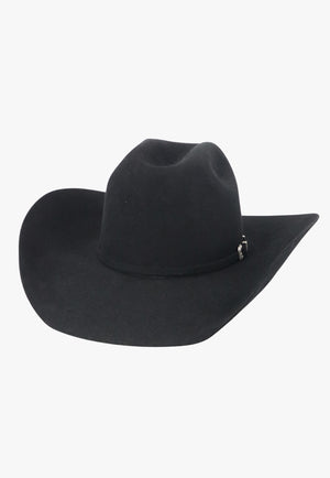 American Hat 10X Black Minn Crown Hat Self Band