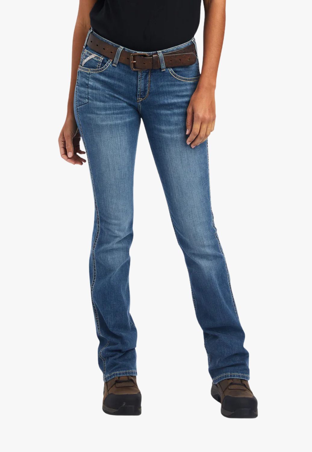 Ariat Womens Rebar Riveter Perfect Rise Boot Cut Jean