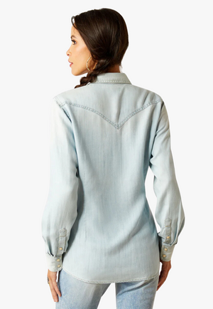 Ariat Womens Blues Long Sleeve Shirt