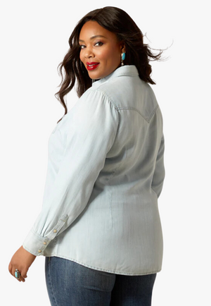 Ariat Womens Blues Long Sleeve Shirt