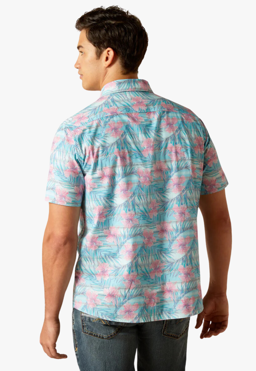 Ariat Mens Monroe Stretch Modern Fit Short Sleeve Shirt