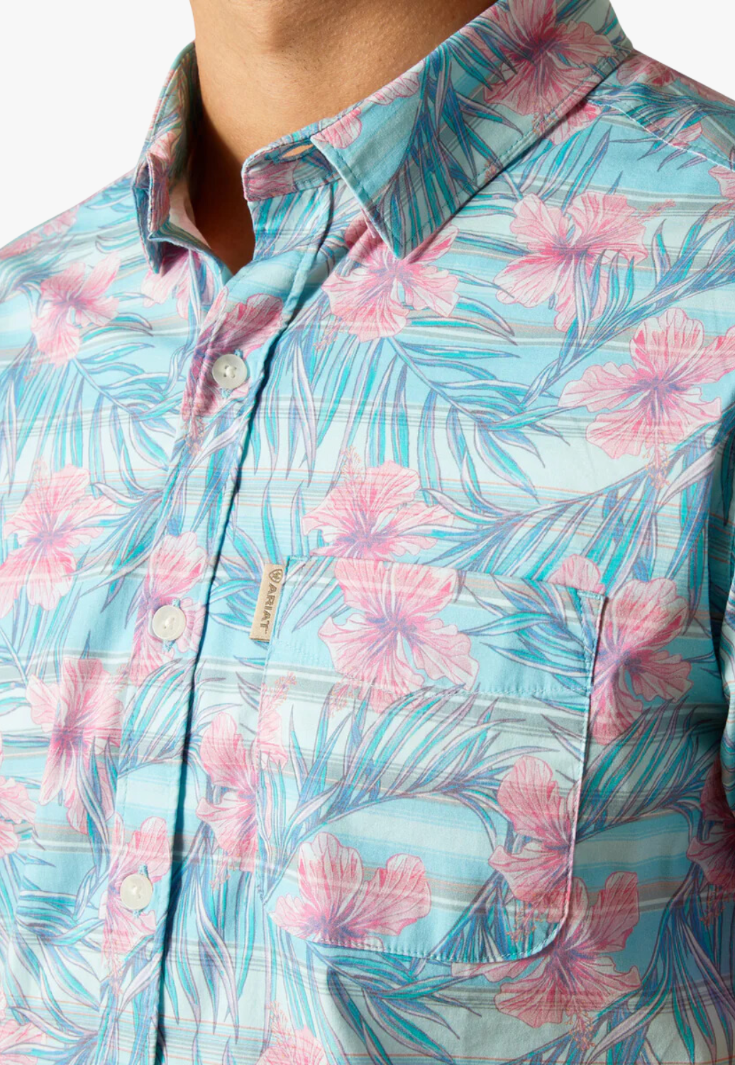 Ariat Mens Monroe Stretch Modern Fit Short Sleeve Shirt