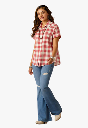Ariat Womens Billie Jean Gingham Shirt