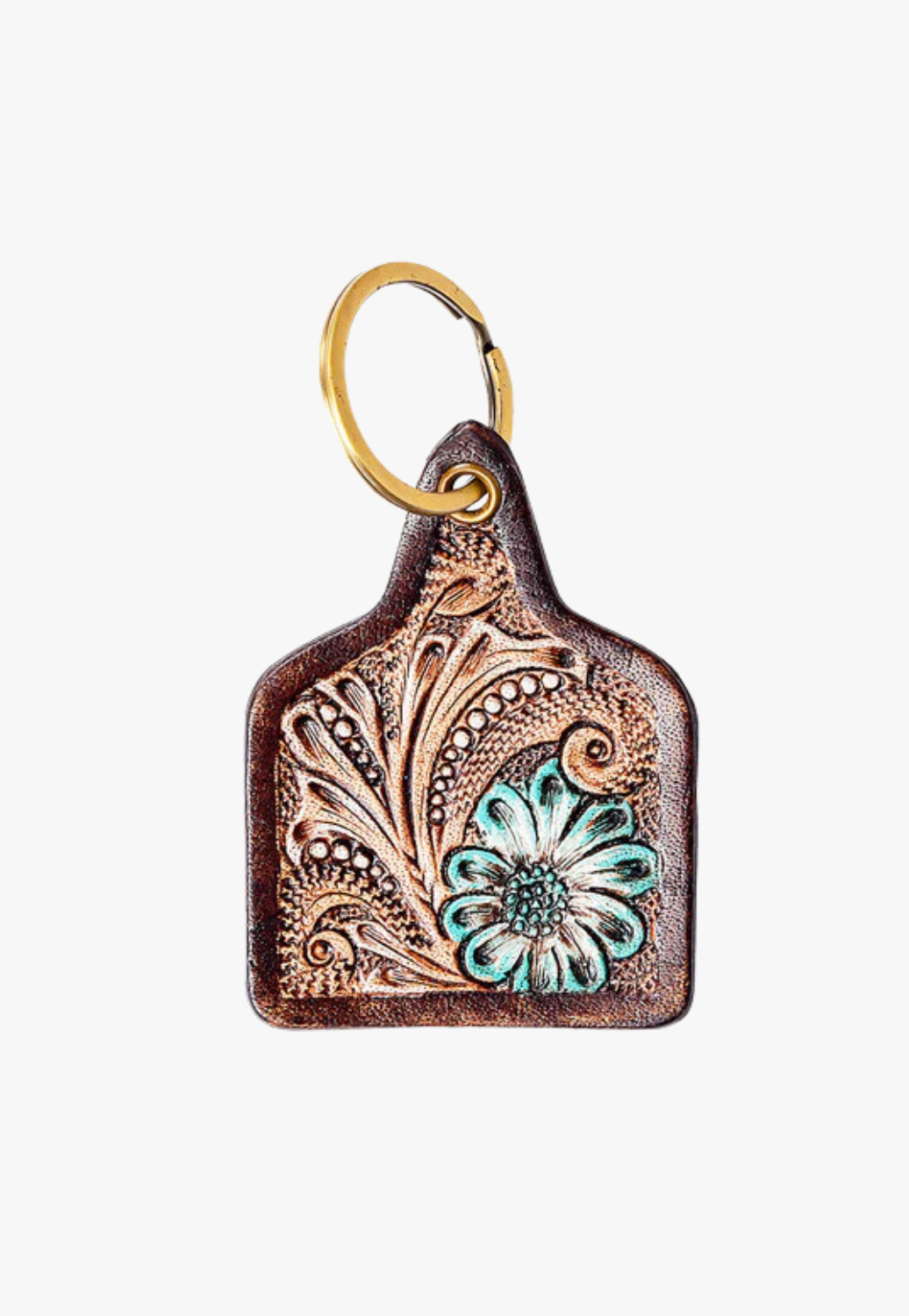 Myra Bella Sophia Hand-tooled Key Fob