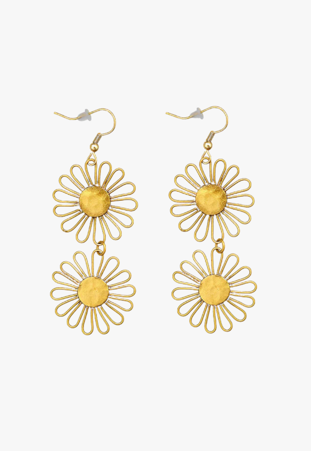 Myra Dual Daisy Earrings