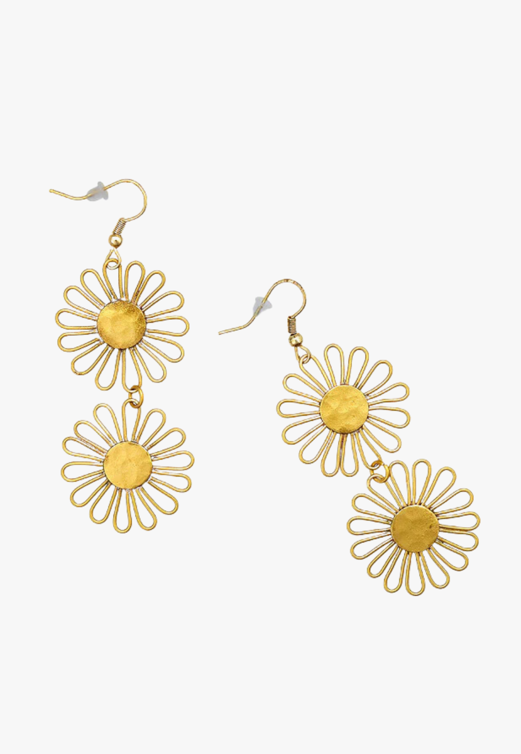 Myra Dual Daisy Earrings