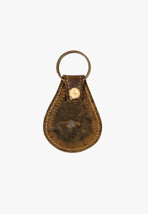 Myra Concho Antiqued Leather Key Fob