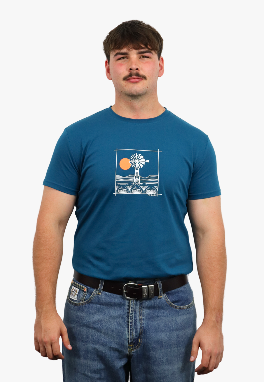 Pilbara Mens Print T-Shirt