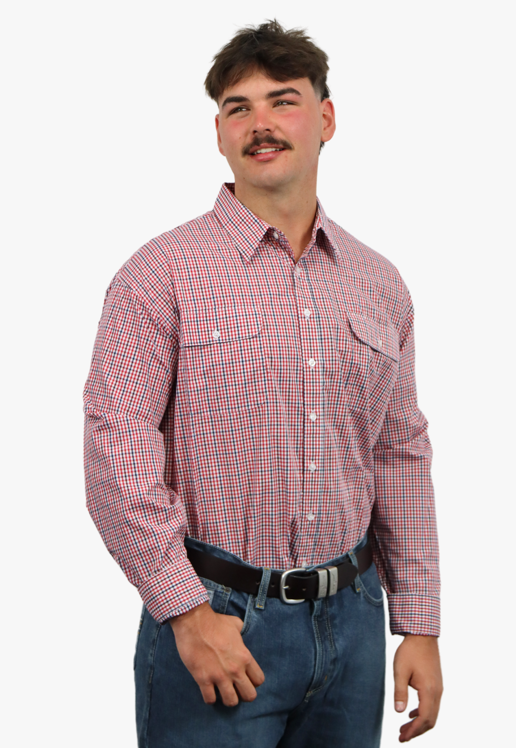 Bisley Mens Long Sleeve Checked Shirt